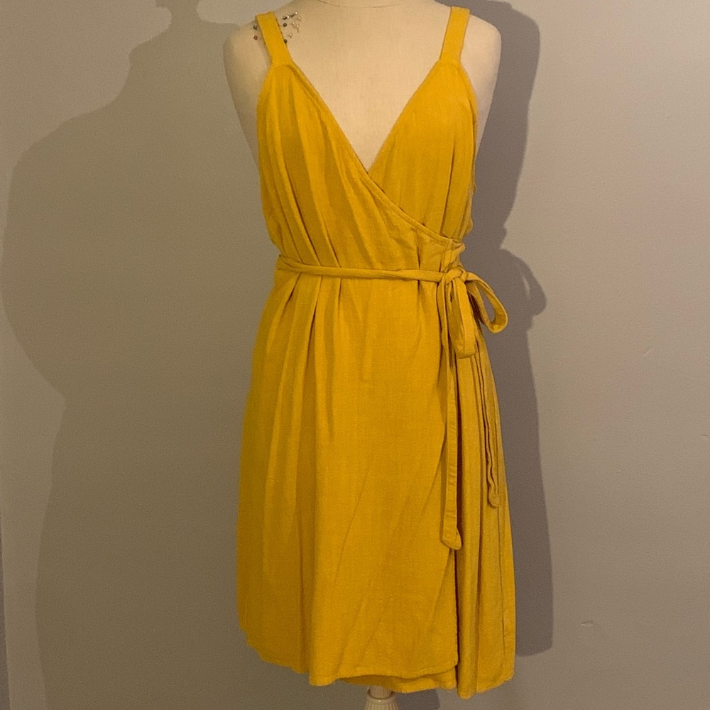 Target Yellow Wrap Dress